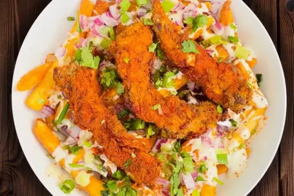 Spicy Chicken Mexican Fries